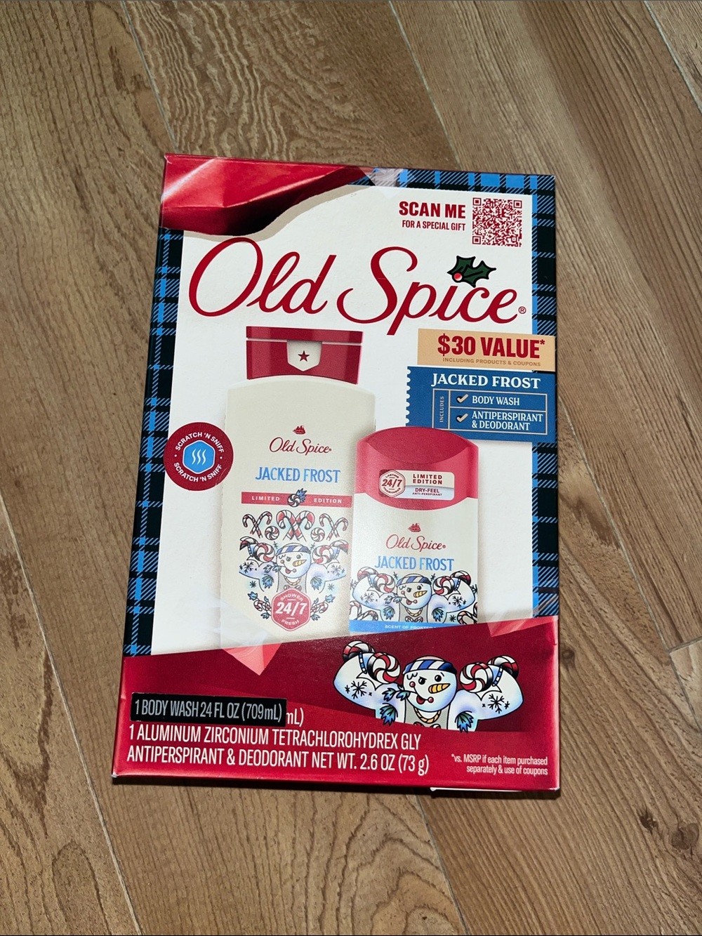 Old Spice HOLIDUDE EDITION Jacked Frost Body Wash & Antiperspirant NEW!!